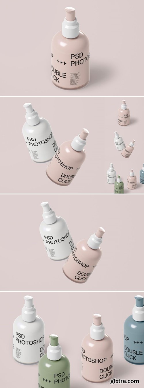 Cosmetic Bottle Mockup Set HQ28KBS