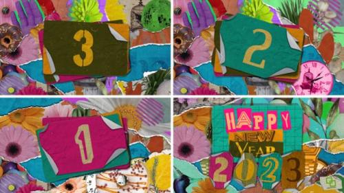 MotionArray - New Year Countdown Collage - 1316729