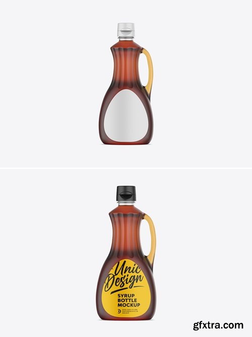 Syrup Bottle Mockup UTJZK6B