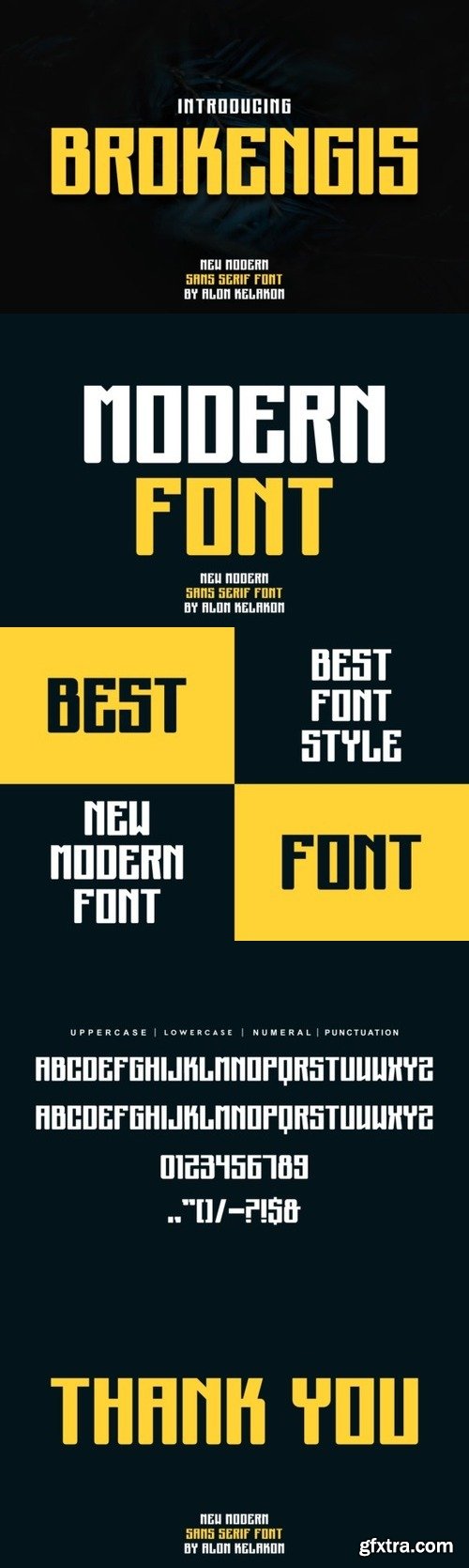 Brokengis Font