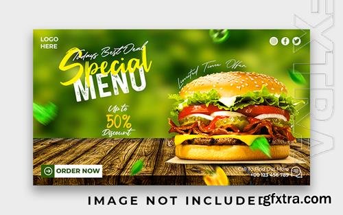 PSD special delicious burger web banner design template vol 3