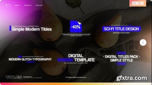 Videohive Modern Glitch Titles 42581531