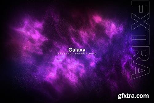 PSD purple galaxy abstract background