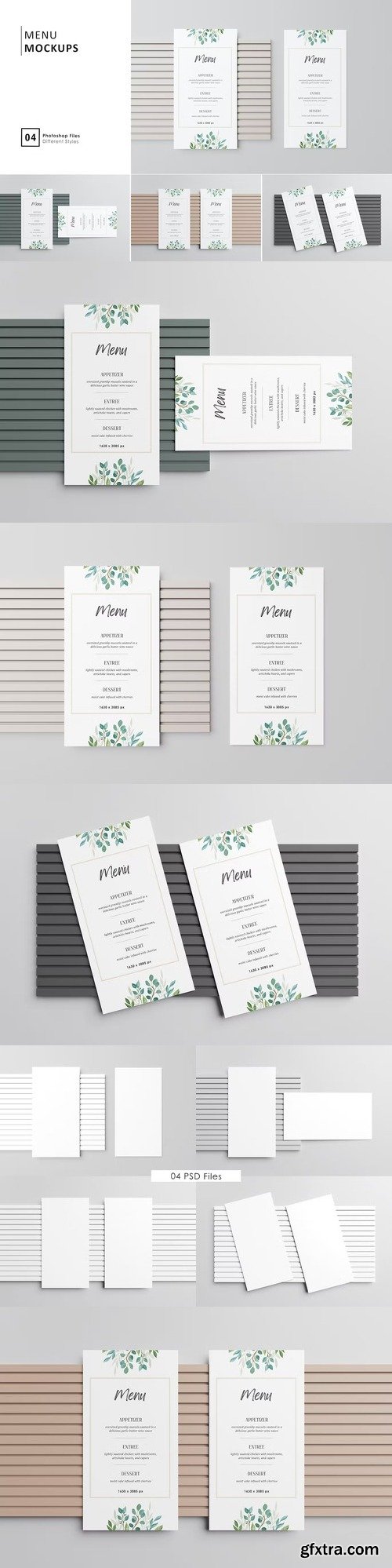 Restaurant Menu Mockup