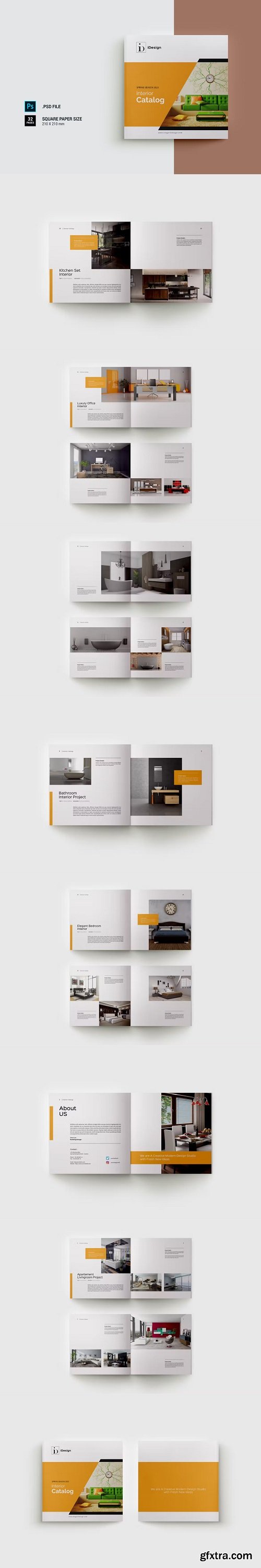 PSD - Interior Design Brochure / Catalog X3A3VEE