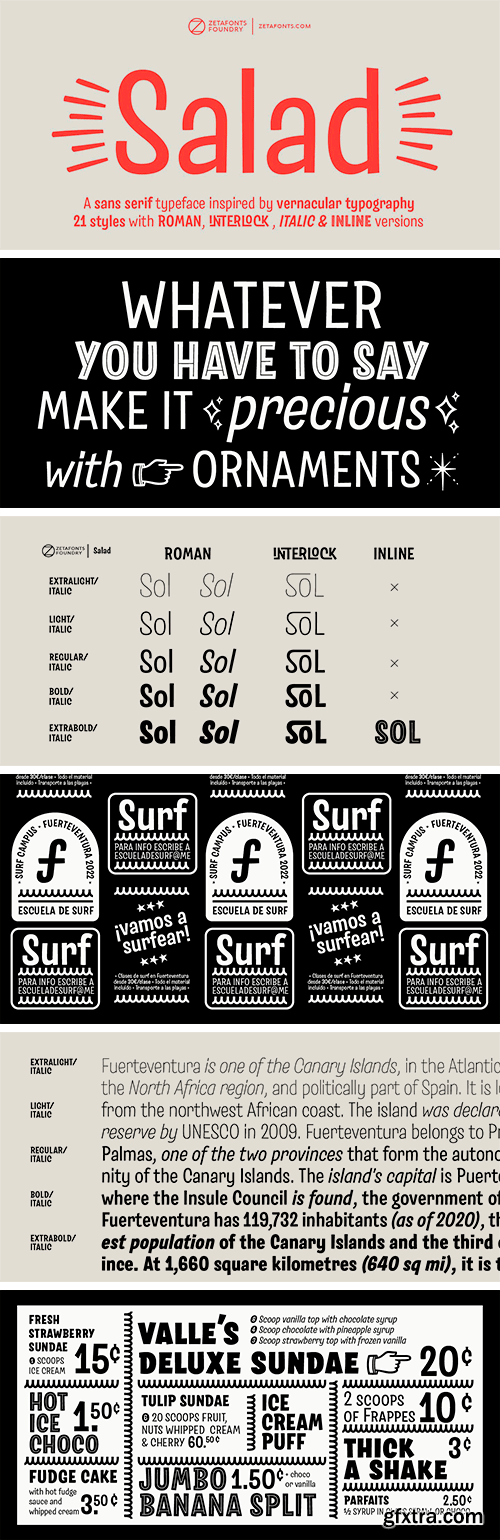 Salad Font Family