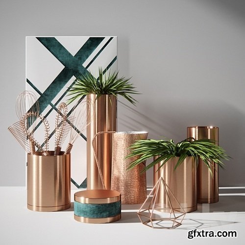 Vase copper 3d Model