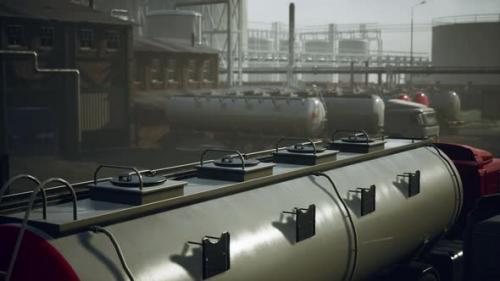 Videohive - Oil and Gas Storage in Small Town - 42584768 - 42584768