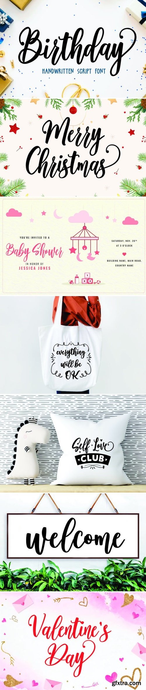 Birthday Font