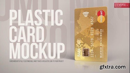 Videohive Bank Credit Card Mockup 42601255