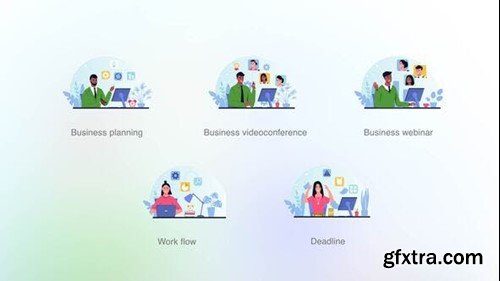 Videohive Business webinar - Blue concepts 42594301