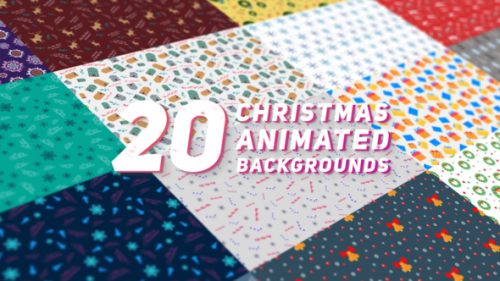 Videohive - Animated Christmas Backgrounds - 42486695 - 42486695