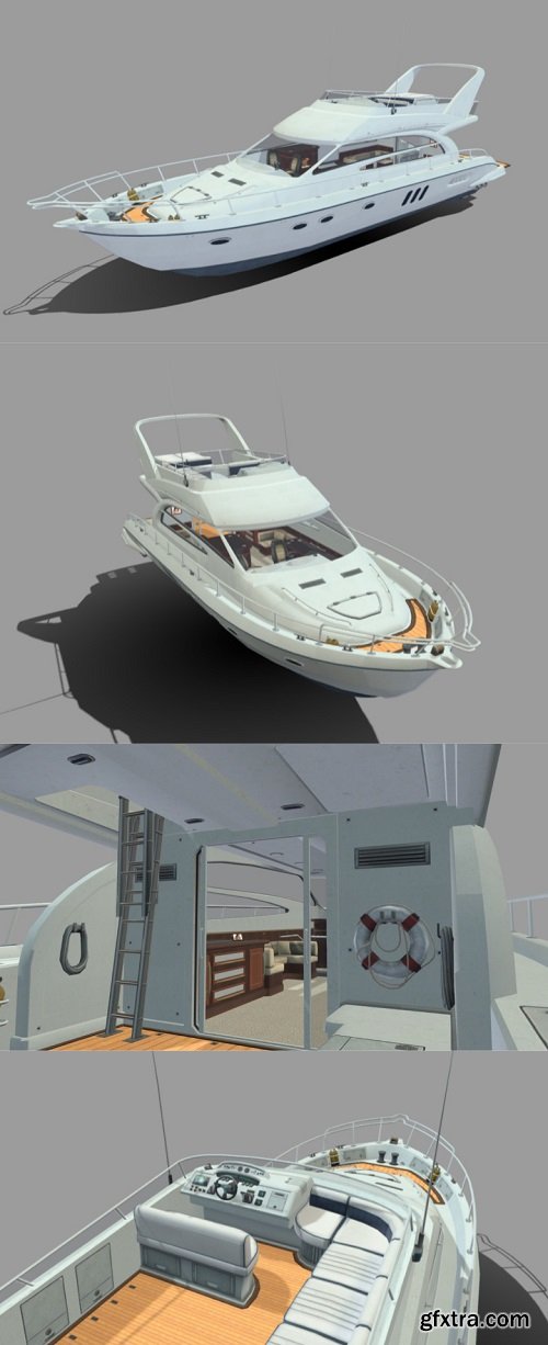 Yacht With Interior