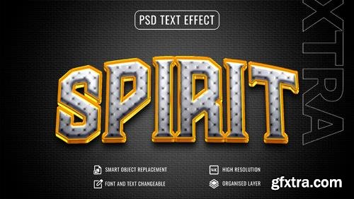 Psd luxury 3d shiny text effect 3d