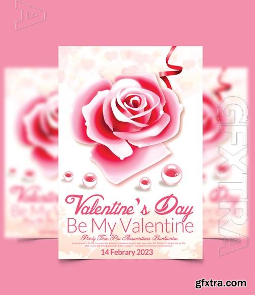 PSD happy valentine day party flyer vol 2