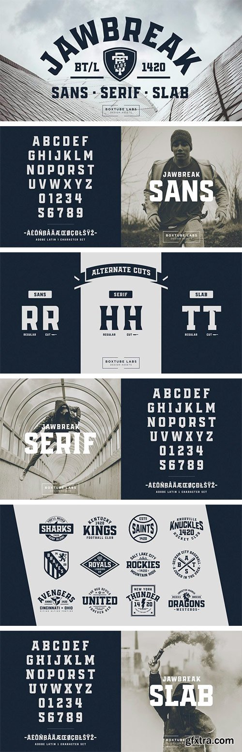 Jawbreak Font Family