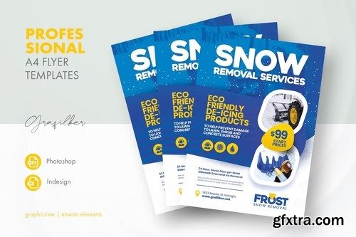 Snow Removal Flyer Templates 4XQDAPE