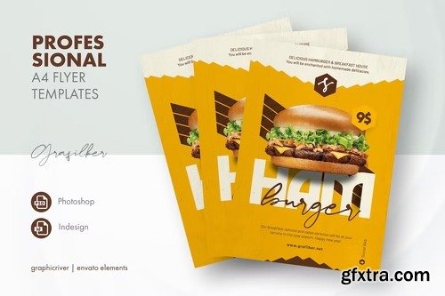 Burger House Flyer Templates JCR9QDR