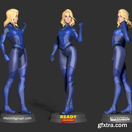 The Invisible Woman – 3D Print Model