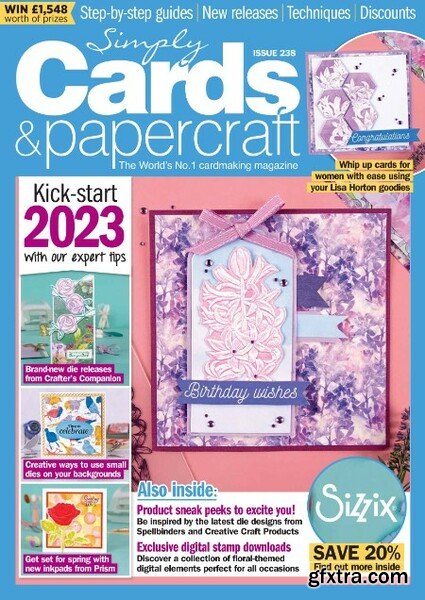 Simply Cards & Papercraft - Issue 238 - December 2022