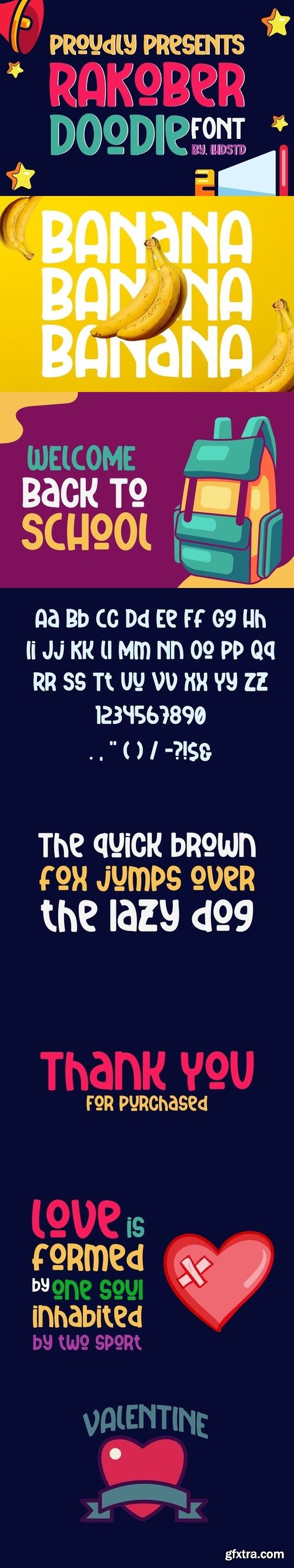 Rakober Doodle Font