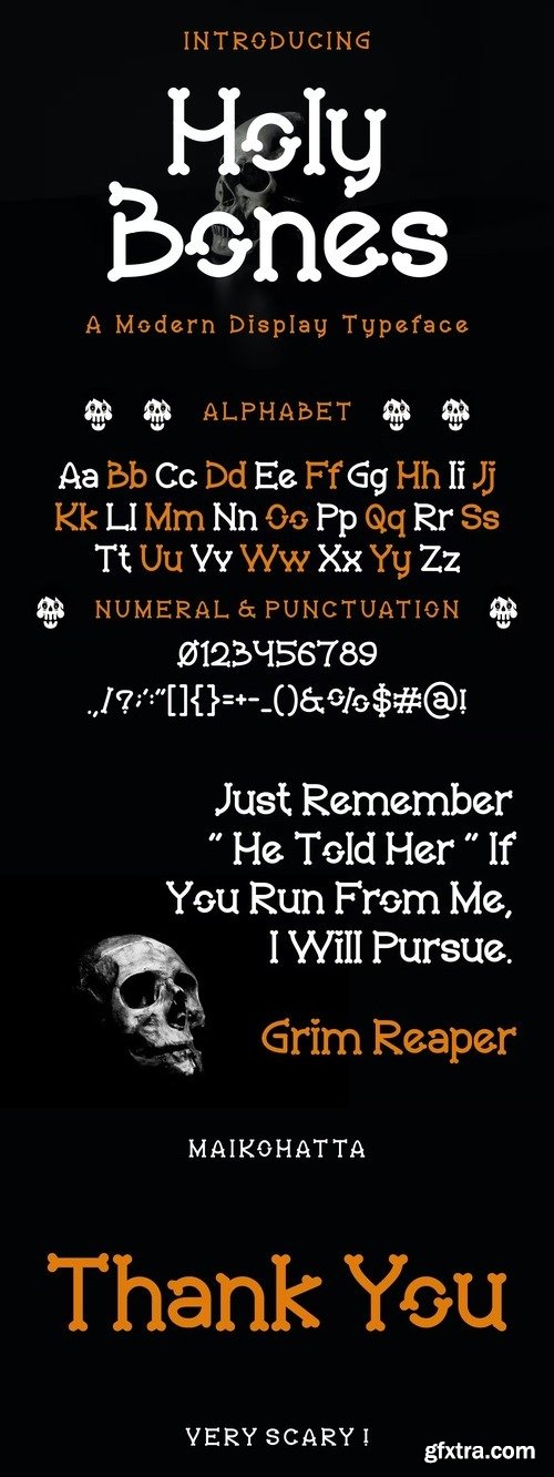 Holy Bones Font