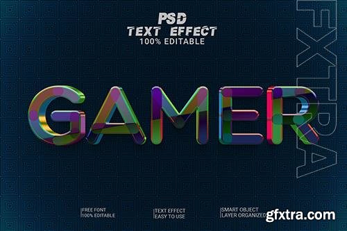 Psd gamer text style effect