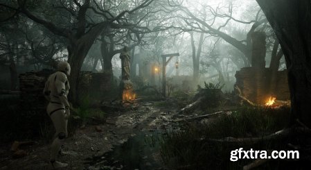 Unreal Engine Marketplace - Medieval Fantasy Ruins - Dark Forest Environment (4.22 - 4.27, 5.0 - 5.1)