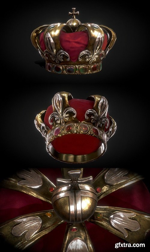 King Crown pbr 3d