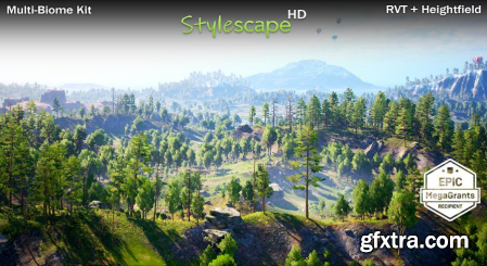 Unreal Engine Marketplace - Stylescape HD Multi-Biome Kit (4.26 - 4.27)