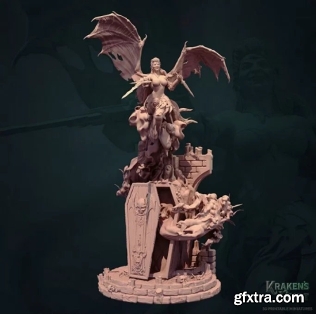 Krakens Vault - Crimson Countess – 3D Print Model