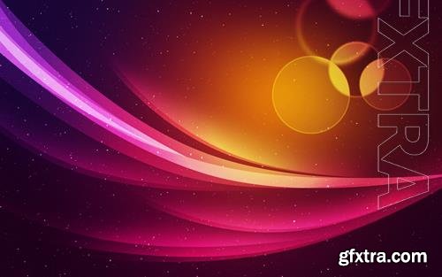 PSD abstract colorful background design