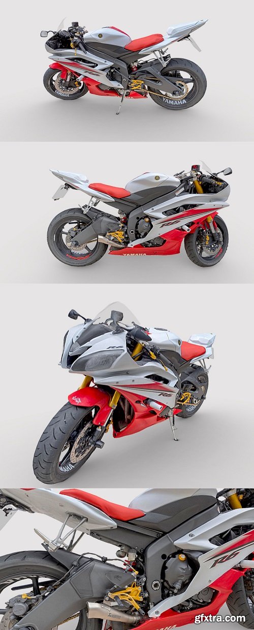 Yamaha YZF R-6 (2006) 3D Model