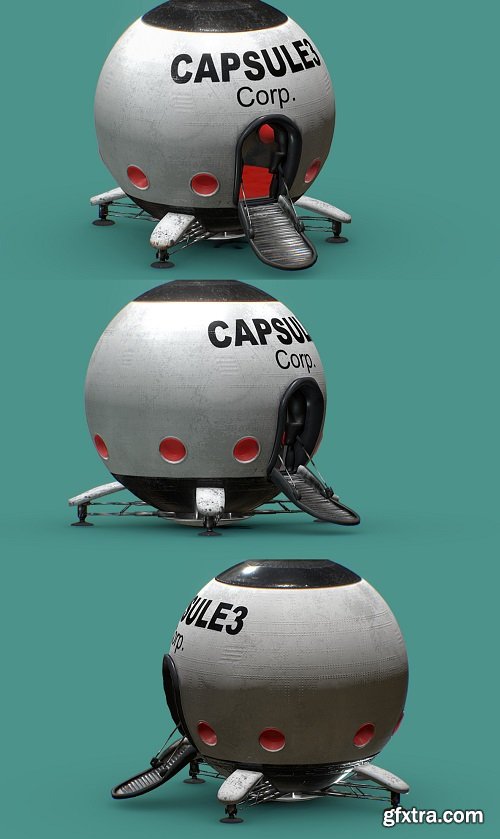 Capsule Corporation Spaceship