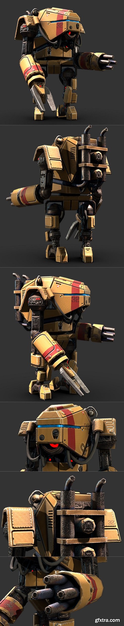 Powersuit Mecha 3d model