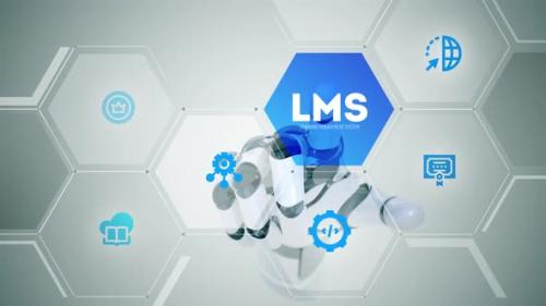 Videohive - LMS Learning Management System touchscreen animation - 42643995 - 42643995