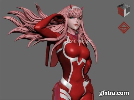 ZeroTwo Coat Version – 3D Print