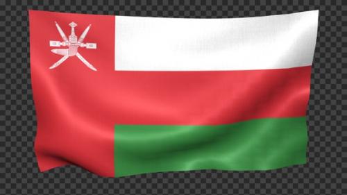 Videohive - Oman Flag Waving Looped - 42663952 - 42663952