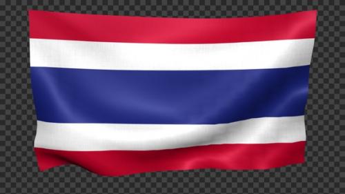 Videohive - Thailand Flag Waving Looped - 42669621 - 42669621