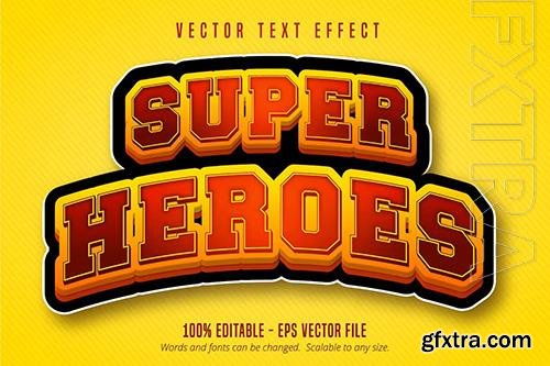 Super Heroes - Editable Text Effect, Font Style