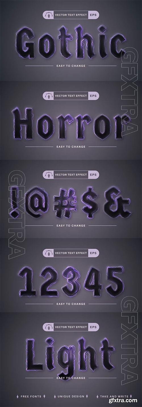 Gothic - editable text effect, font style