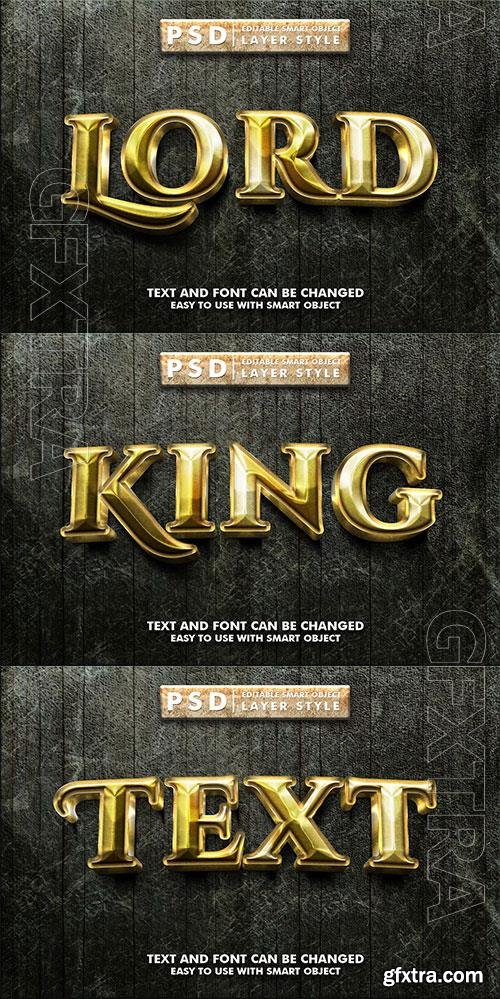 Editable Lord text effect in Psd format