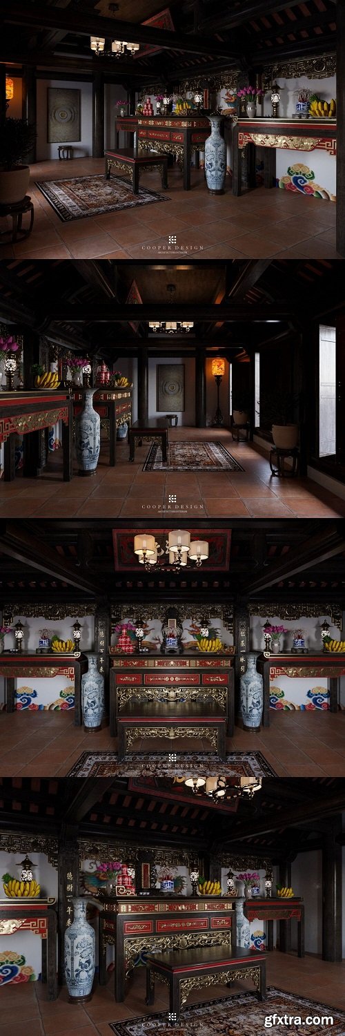Altar Room Interior by Hieu Tran