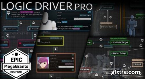 Unreal Engine Marketplace - Logic Driver Pro - Blueprint Editor v2.6.3 (4.27)