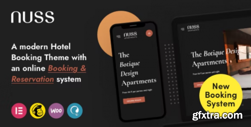 Nuss - Hotel Booking WordPress Theme v1.1.3 untouched