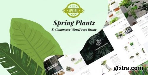 Spring Plants - Gardening & Houseplants WordPress Theme v3.2 Nulled