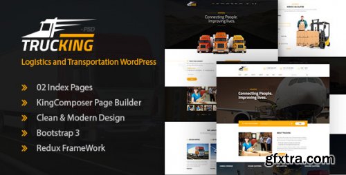 Trucking - Logistics and Transportation WordPress Theme v1.24 Nulled