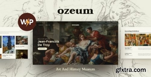 Themeforest - Ozeum | Modern Art Gallery and Creative Online Museum WordPress Theme +RTL v1.2.2 - Nulled