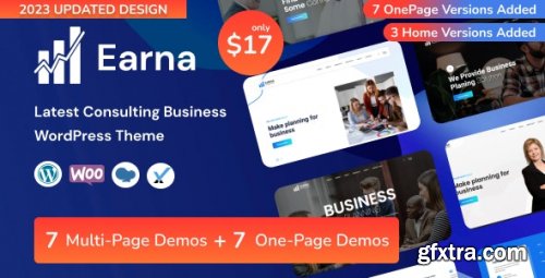 Themeforest - Earna - Consulting Business WordPress Theme v1.1 - Nulled