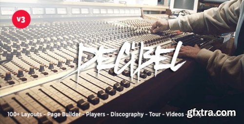 Themeforest - Decibel - Professional Music WordPress Theme v3.4.4 Nulled